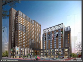 现代建筑效果图