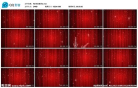 大红圣诞素材婚礼晚会led素材