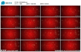 大红雪花片圣诞素材晚会演出视频
