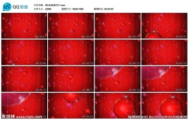 红色灯笼泡泡圣诞节素材视频