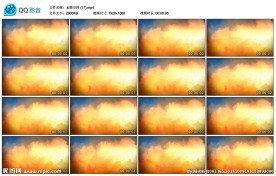 熊熊大火燃烧火背景演出LED