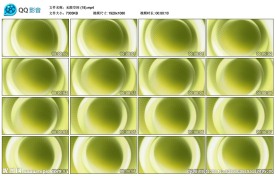 绿色圆球滚动歌舞LED背景视频