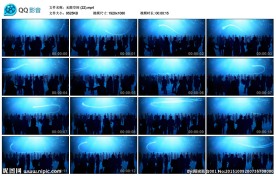 万人跳舞酒吧夜店舞蹈视频素材