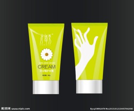 手霜包装设计（平面图）