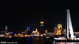 上海外滩夜景4K延时摄影