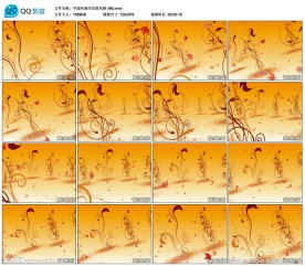 音符黄色背景歌舞晚会视频素材