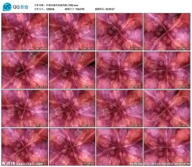 花朵旋转天屏地屏舞台演出LED