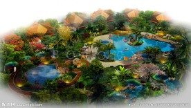 东南亚泡池景观