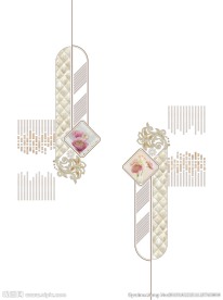 高档衣柜门 移门图案