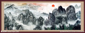 山水画 山水风景