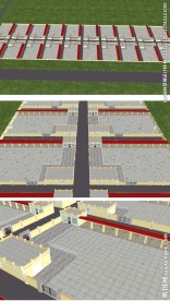 农村养殖小区厂区草图SU模型