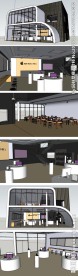 苹果专卖店模型草图大师模型