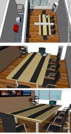 会议室室内草图大师SU模型