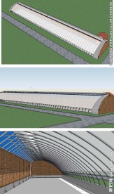 花窖大棚草图大师模型