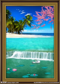 风景画 流水