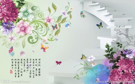 蝶恋花壁画