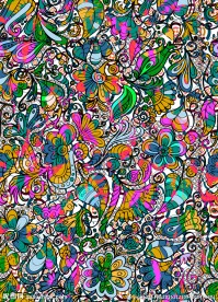 几何底纹 彩色花纹 分层