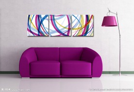 抽象凌乱背景无框画