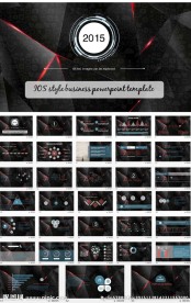 高端黑色简洁IOS风格PPT