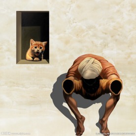 猫和人拍照互动3D画