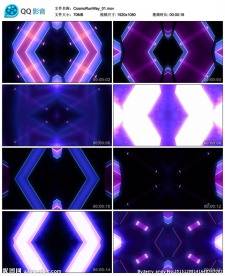 粉红色频闪超炫丽节奏方块视频