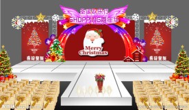 圣诞舞美效果图