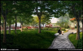 吕霞光游园透视