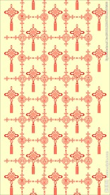 中国结艺术玻璃图案