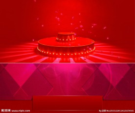 高清舞台浪漫情人节海报背景