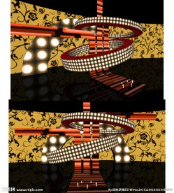 舞台舞美场景草图大师SU模型