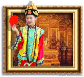 3D立体画 格格吉祥