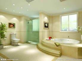 洗手间合层效果图