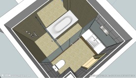 现代卫生间卫浴草图大师SU模型