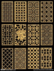 镂空雕花