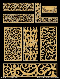 镂空雕花