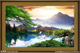 风景山水画