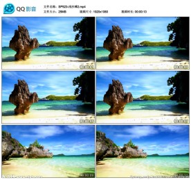 海边风景浅沙滩