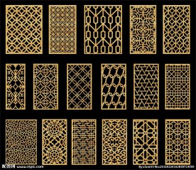 镂空雕花