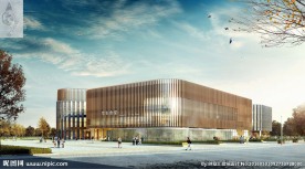 大学食堂效果图