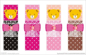 可爱小熊 卷卷笔袋