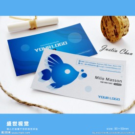 高档水族馆名片 海鲜名片