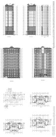 高层地产建筑施工图
