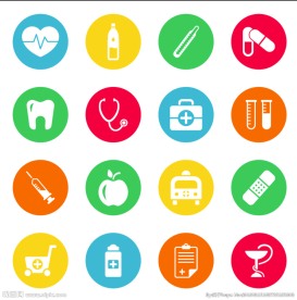 医疗图标矢量图