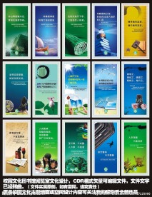 校园文化图书馆阅览室文化设计