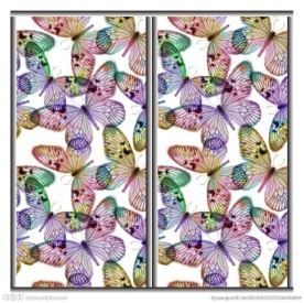蝴蝶花纹