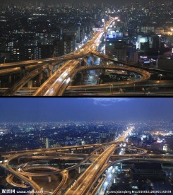 高架桥立交桥交通车流线高清视频