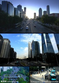 城市道路交通高清实拍视频素材