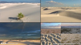 白沙漠航拍视频素材