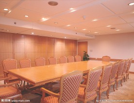 中式会议室装修效果图