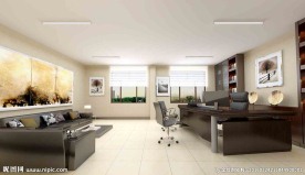 行长办公室效果图